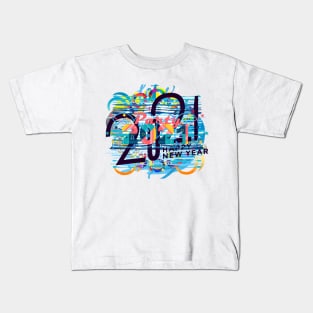 New Year 2021 Abstract Kids T-Shirt